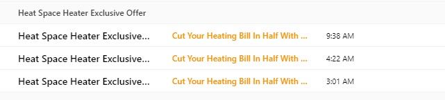 The spam assault on my inbox