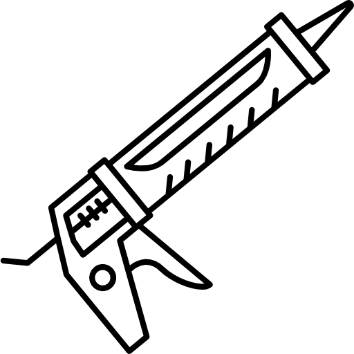 The humble caulk gun - simplifying weatherization for decades -- icon created by Istar Design Bureau and available on Flaticon.com