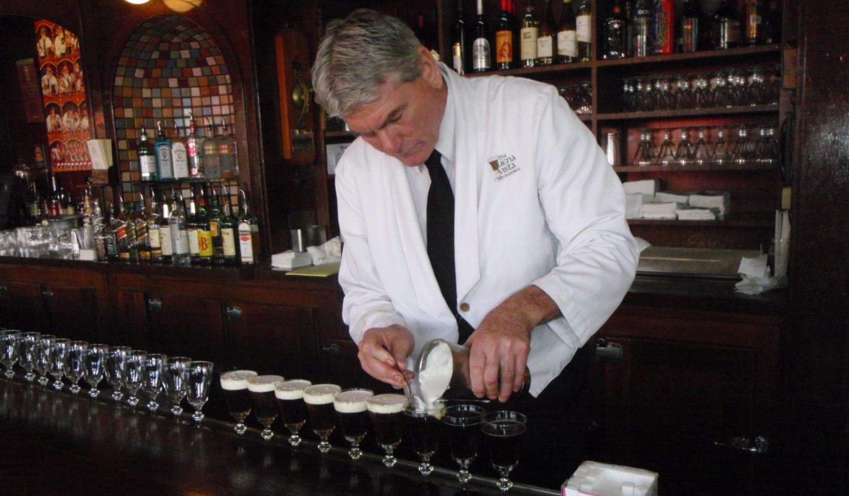 The preparation of the drinks is a work of art!