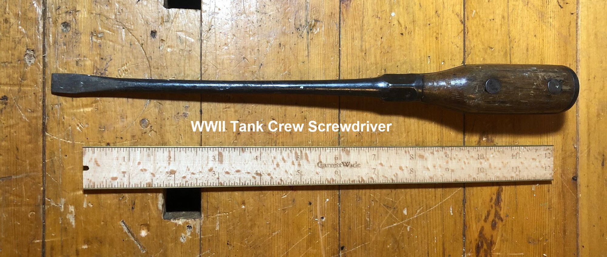 14" WWII Armored Vehicle Screwdriver