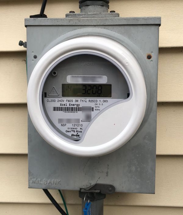 An Itron Smart Meter Gracing My Home